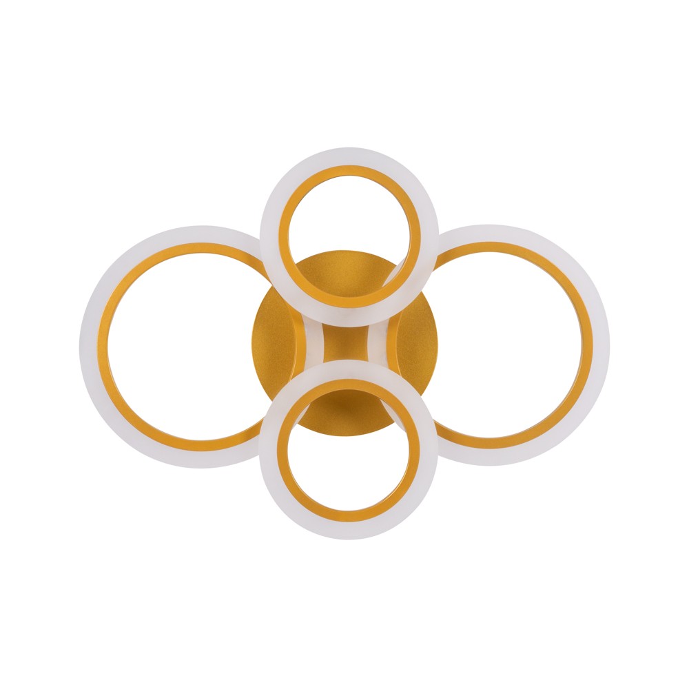 lustra oro led 56w 56cm 3500-6000k cu telecomanda, erste